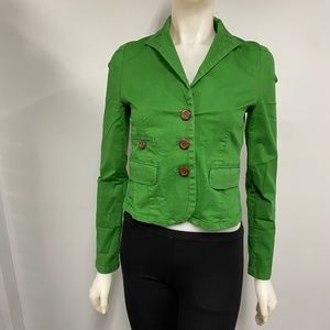 Daughters of the Liberation Green Anthropologie Jacket 00